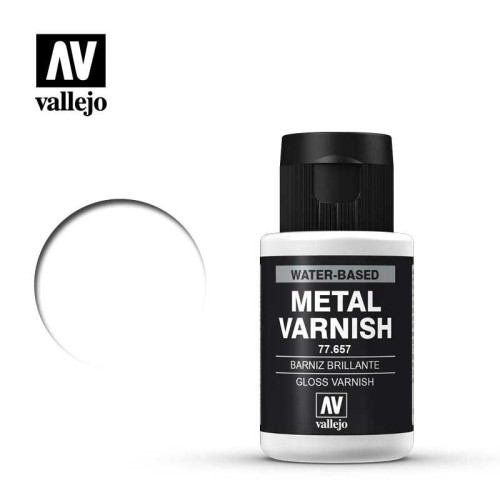 VALLEJO Gloss Metal Varnish 32ml