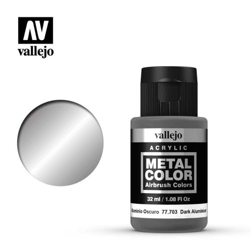 VALLEJO Metal Color Dark Aluminum 32ml VALLEJO Metal Color Dark Aluminum 32ml