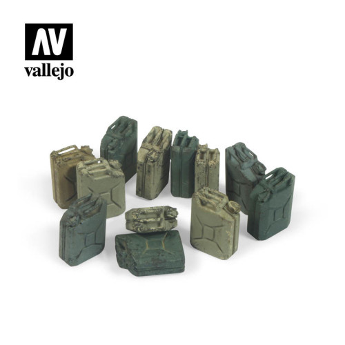 German Jerrycan Set 12pcs (1/35)