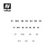 Stencil - AFV Markings - Soviet Numbers WWII (1/35) Stencil - AFV Markings - Soviet Numbers WWII (1/35)