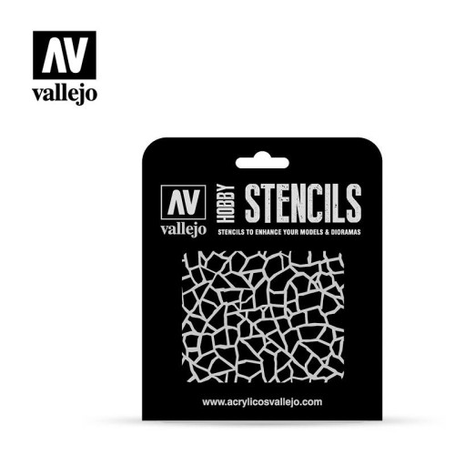Stencil - Camouflages - Giraffe Camo WWII (1/35) Stencil - Camouflages - Giraffe Camo WWII (1/35)