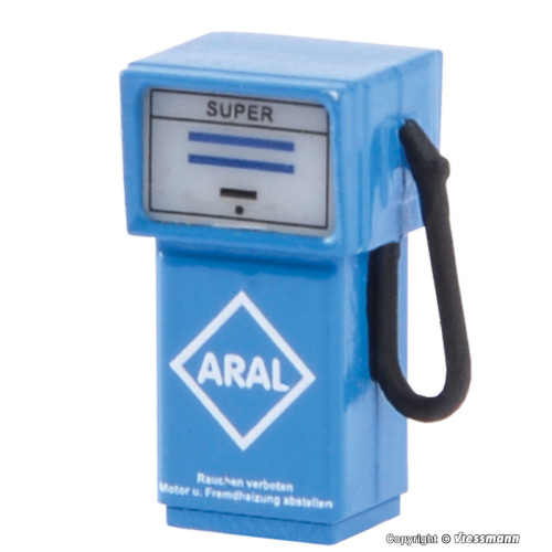 Petrol pump with LED lighting (H0)