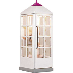 Cabine téléphonique Telekom fermée, avec LED (H0)