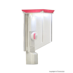 Cabine téléphonique Telekom ouvert avec éclairage LED (H0)
