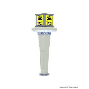 Taxi stand with LED lighting (H0)