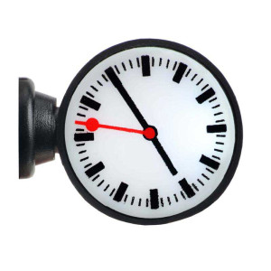 Lit platform clock, LED white (H0)