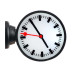 Lit platform clock, LED white (H0)