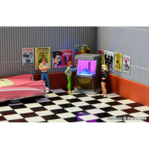 Jukebox mit LED-Verlichting (H0)