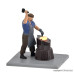 Blacksmith with glowing iron, moving (H0) Blacksmith with glowing iron, moving (H0)