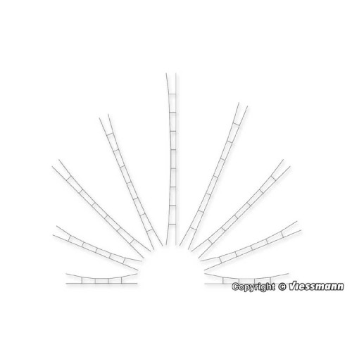 Fils de contacts universels 190-210 mm, 5Pcs (H0)
