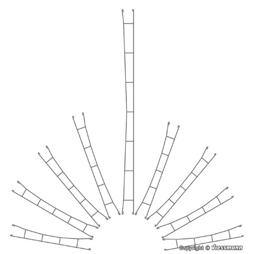 Catenary Wire 71,5 mm, 5 pieces (N)