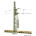 Tensioning pulley with catenary mast (N)