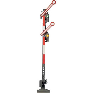 Semaphore home signal with 2 coupled arms (H0)