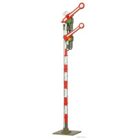 Sémaphore principal mécanique ÖBB avec 2 ailes couplées modifiées (H0) Sémaphore principal mécanique ÖBB avec 2 ailes couplées modifiées (H0)