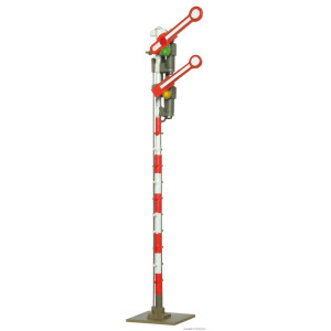 Semaphore Home Signal ÖBB, with 2 coupled, rebuilt arms (H0)