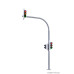Arc traffic light with pedestrian signal and LEDs, 2 pieces (H0) Arc traffic light with pedestrian signal and LEDs, 2 pieces (H0)