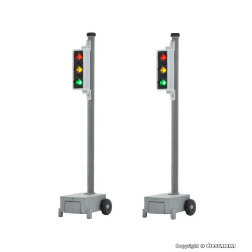 Construction Site / Traffic Lights, 2 Pieces (H0)