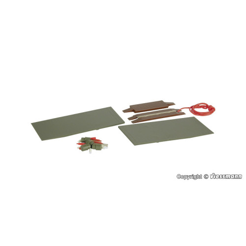 Extension set for level crossing 5100 (H0)