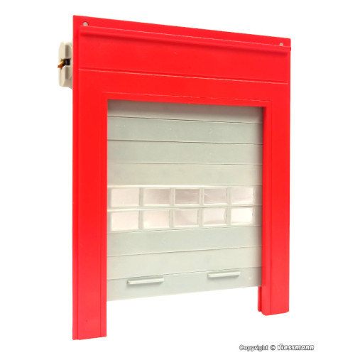 Roller shutter with motorized drive unit - Red (H0)