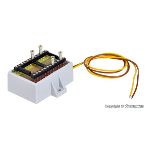 Power module with plug-in rail