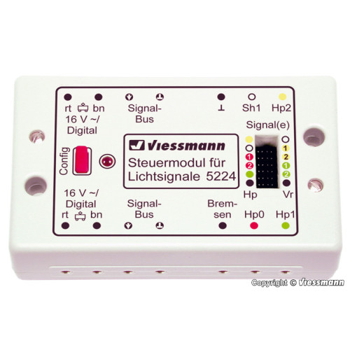 Besturingsmodule voor digitale en analoge Lichtseinen