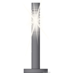 Bornes lumineuses modernes,  LED blanche, 3 pièces (H0)