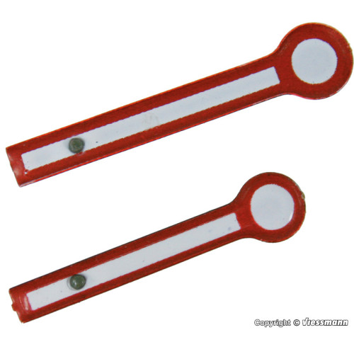 Metal wing set for double-arm signals (H0)