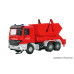 MB Actros Camion Container Pompiers avec gyrophares, Basic (H0)