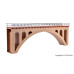 Brick bridge, straight (H0) Brick bridge, straight (H0)