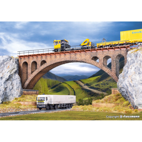 Brick bridge, straight (H0) Brick bridge, straight (H0)