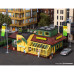 Discotheek met LED-Verlichting en Flikkerlicht (H0)