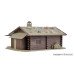 Hunting lodge with fountain and outhouse (H0) Hunting lodge with fountain and outhouse (H0)