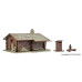 Hunting lodge with fountain and outhouse (H0) Hunting lodge with fountain and outhouse (H0)