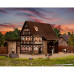Farm house with barn and yard gate (H0) Farm house with barn and yard gate (H0)