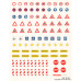Deco-set -Traffic signs (H0) Deco-set -Traffic signs (H0)
