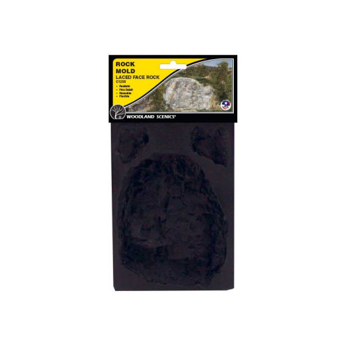 Laced Face Rock Mold