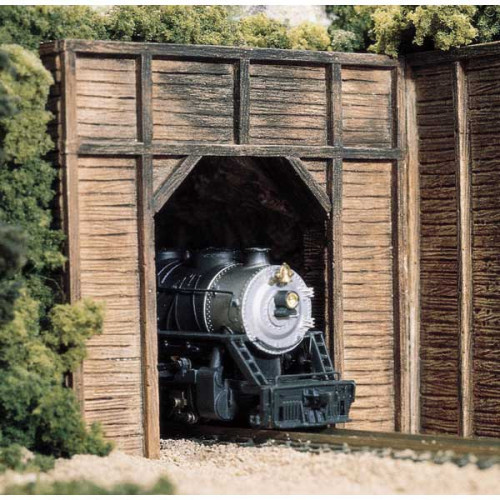 Tunnel Portal - One Timber Portal - Single Track (H0) Tunnel Portal - One Timber Portal - Single Track (H0)