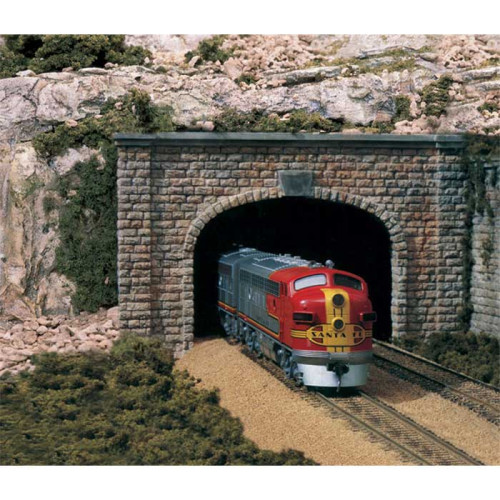 Tunnel Portal - One Cut Stone Portal - Double Track (H0) Tunnel Portal - One Cut Stone Portal - Double Track (H0)