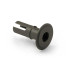 Alu Diff Long Output Shaft - Hard Coated - 7075 T6