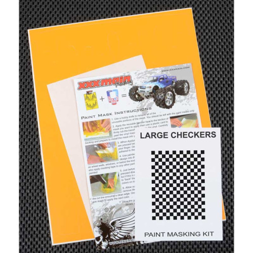 Maskeerfolie Large Checkers Maskeerfolie Large Checkers