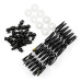 1/10 Amortisseurs Big Bore Go Piste 55mm Aluminium Rouge (4Pcs)