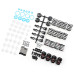 1/10 M-Chassis Qutus Challenger 50mm Damper Set Black (4Pcs)