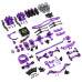 Magenta Aluminum Conversion Kit For Tamiya TT02 Purple