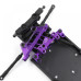 Aluminum Bell Crank Mount Set For ReveD RDX Purple Aluminum Bell Crank Mount Set For ReveD RDX Purple