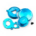 Tamiya BBX (BB-01) Aluminum Gear Cover with Motor Mount (Blue) Tamiya BBX (BB-01) Aluminum Gear Cover with Motor Mount (Blue)