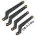 Tamiya CC-02 Alu. 7075 Hi-Clearance Links Lower (Black)