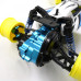 Aluminum Gearbox For Tamiya DT-04 DT-03 DT-02 Blue Aluminum Gearbox For Tamiya DT-04 DT-03 DT-02 Blue