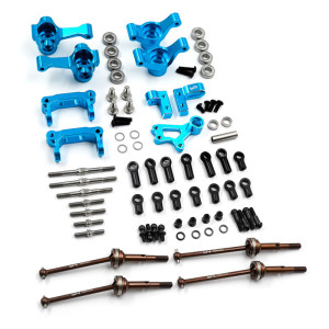 Aluminum Essential Conversion Kit For Tamiy GF-02 Blue