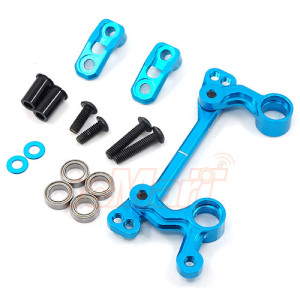 Ensemble de direction en aluminium avec roulements à billes pour Tamiya M-05 / M-06