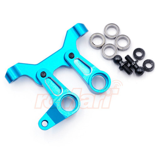 Aluminum Ball Bearing Steering Set for Tamiya M07 (Blue) Aluminum Ball Bearing Steering Set for Tamiya M07 (Blue)